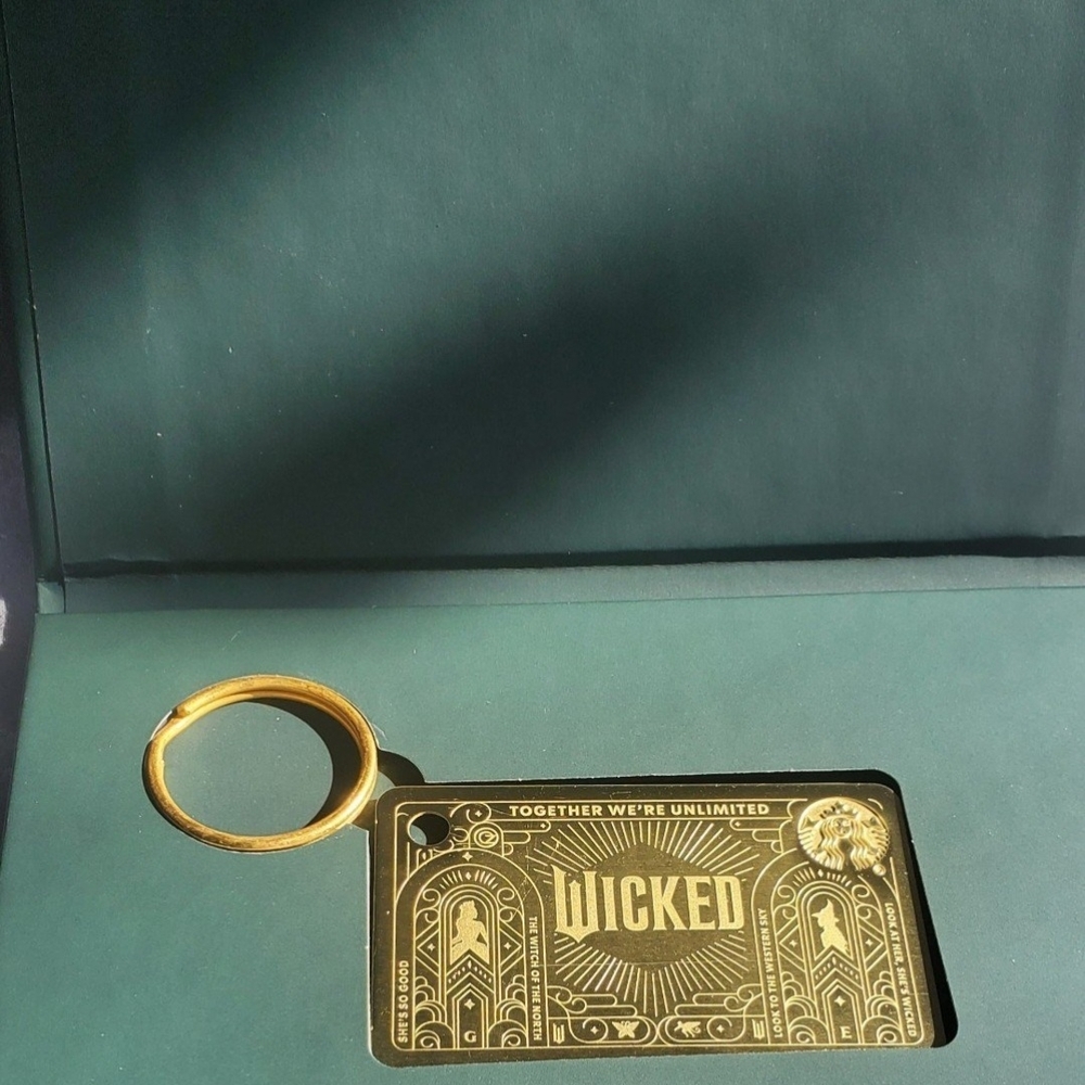 Wicked Gold Keychain